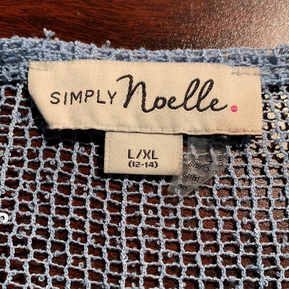 SIMPLY NOELLE mesh embroidery sequins beach cover tunic - Picture 7 of 8